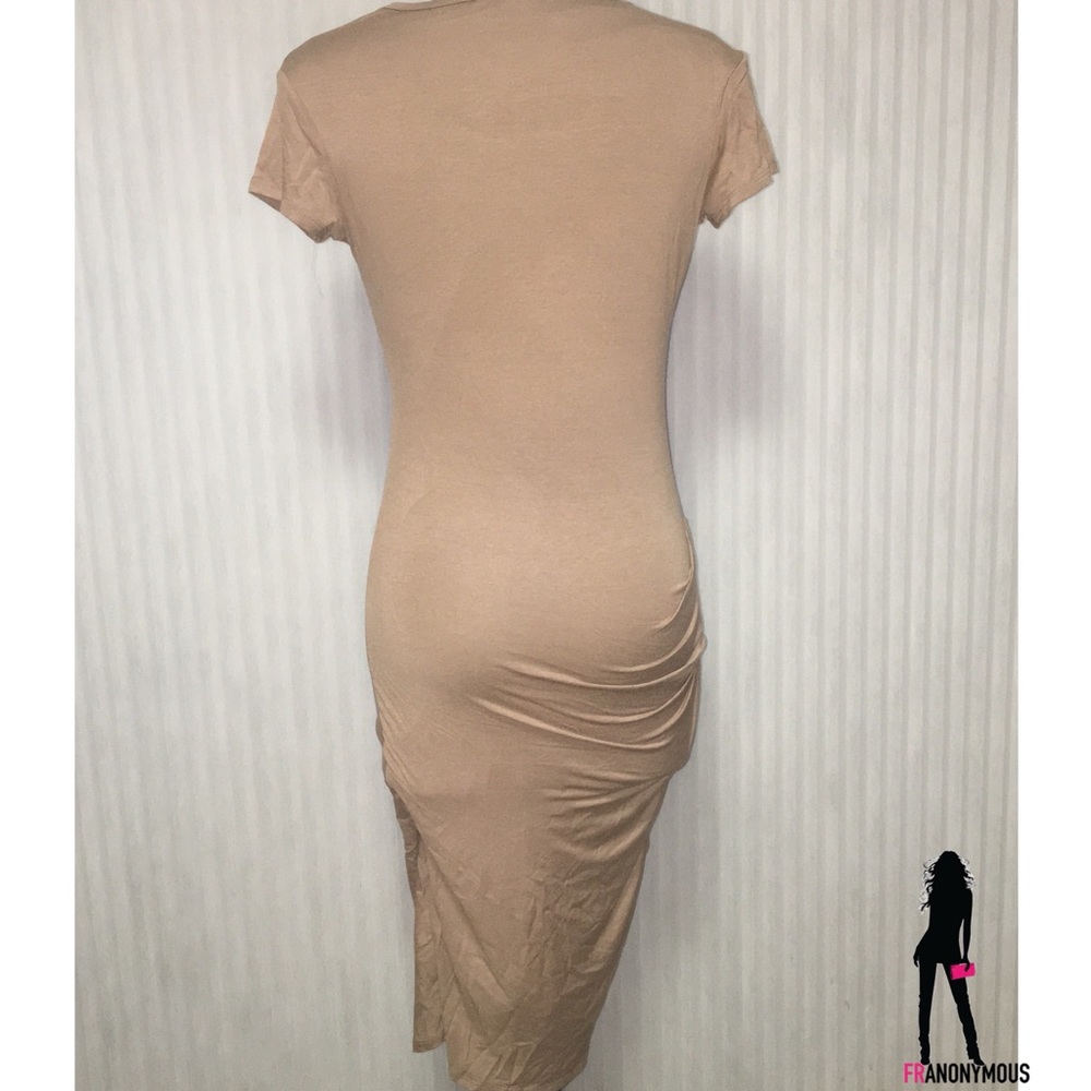 Blush Color Bodycon Dress - Picture 3 of 4